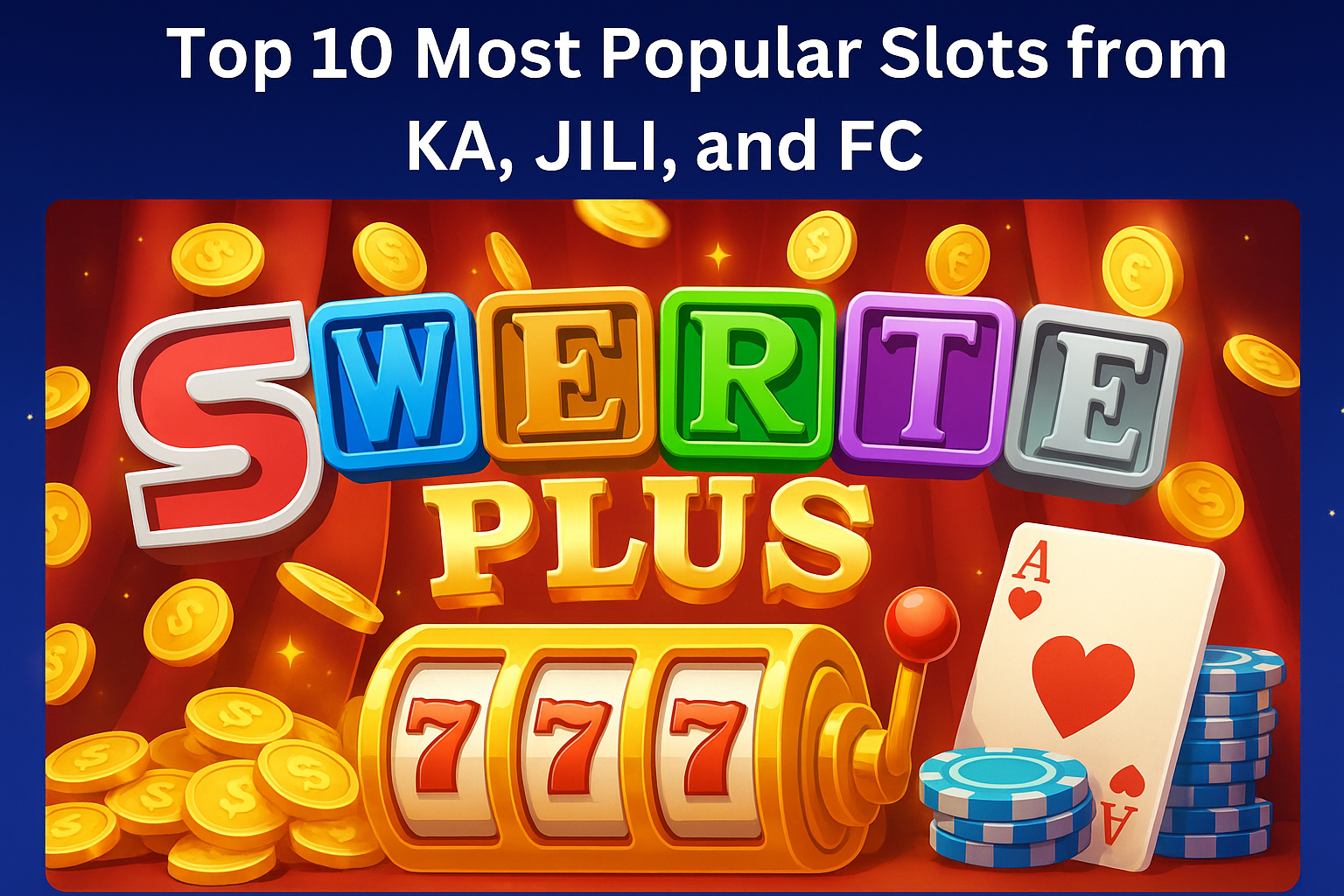 Top 10 Most Popular Slots from KA, JILI, and FC Top 10 Most Popular Slots from KA, JILI, and FC